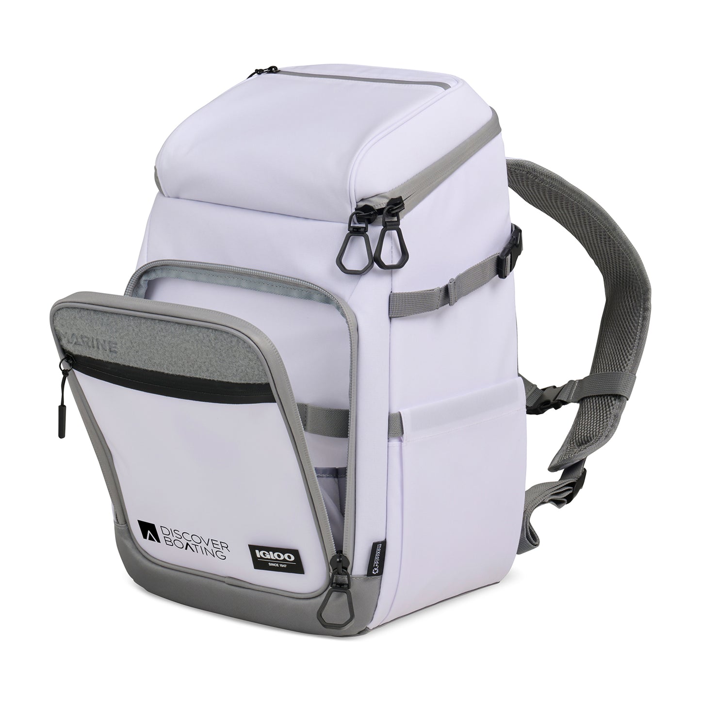 White Igloo® Marine 30 Can Backpack Cooler