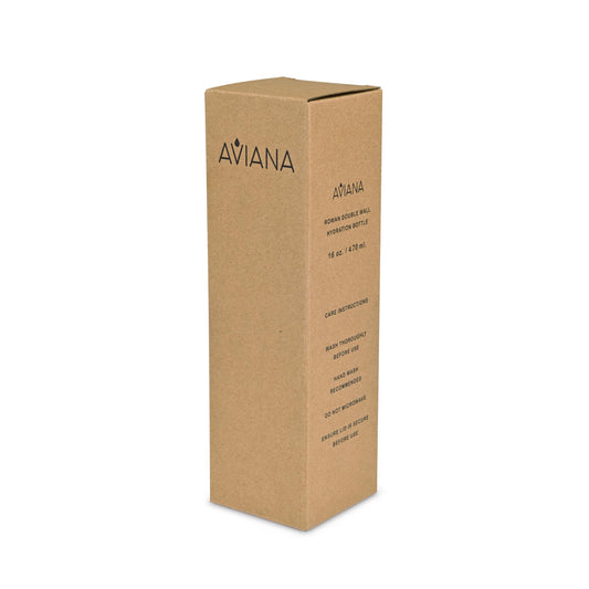 Black Aviana™ Rowan Recycled Water Bottle - 16 Oz.