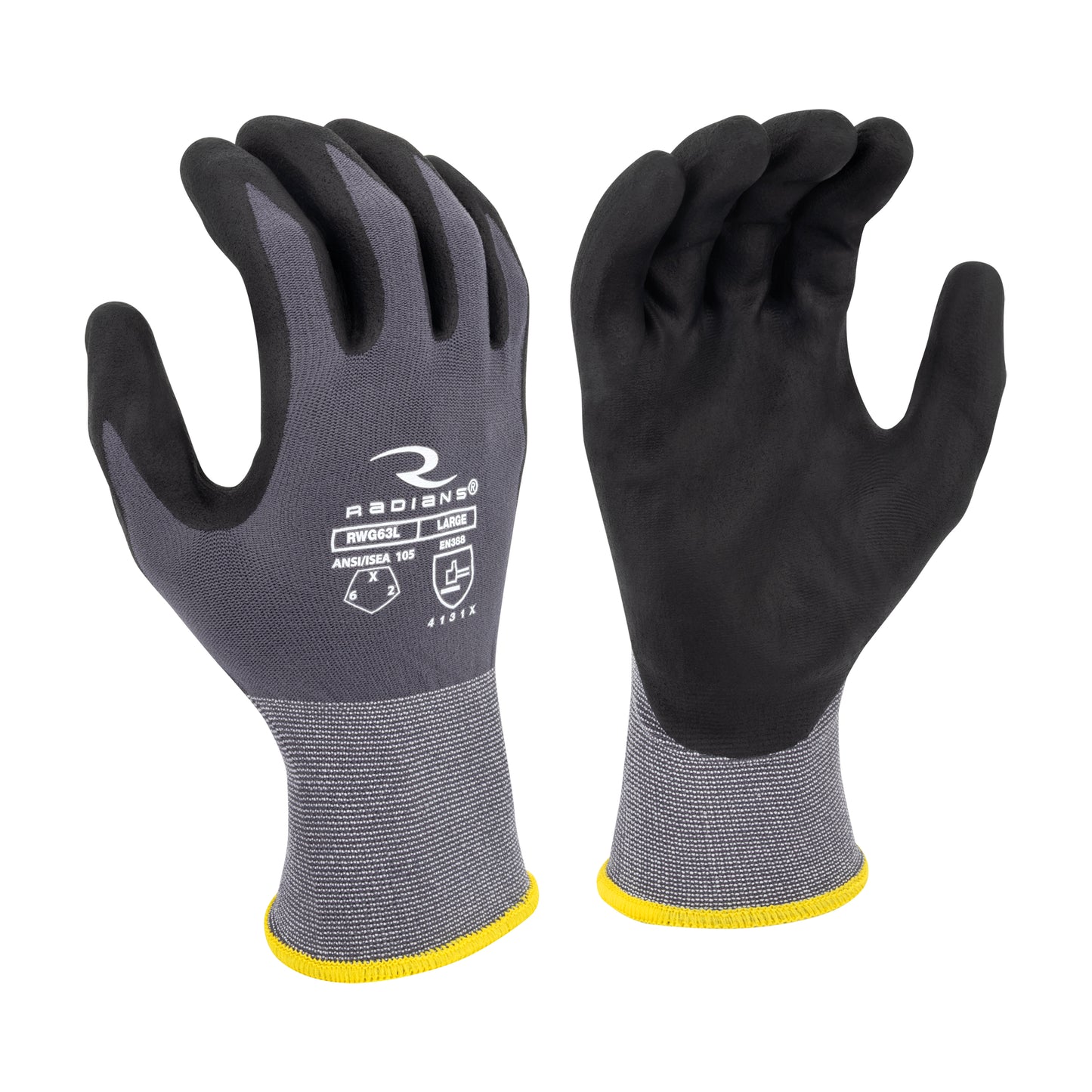 RWG63 Touchscreen Nylon/Spandex Shell with Micro Foam Nitrile Coated Glove - Size XXL