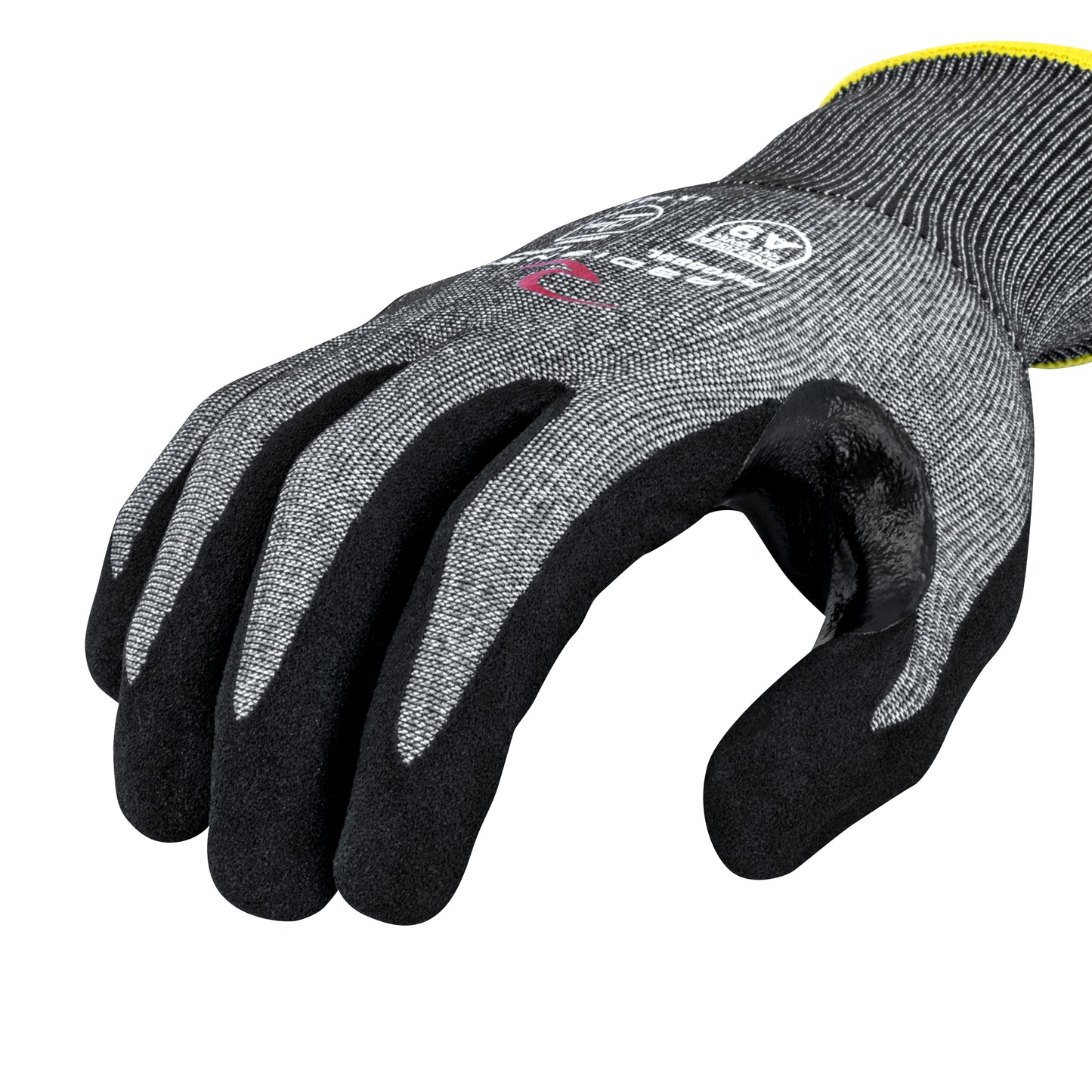RWG589 Cut Protection Level A9 Sandy Foam Nitrile Coated Glove - Size L