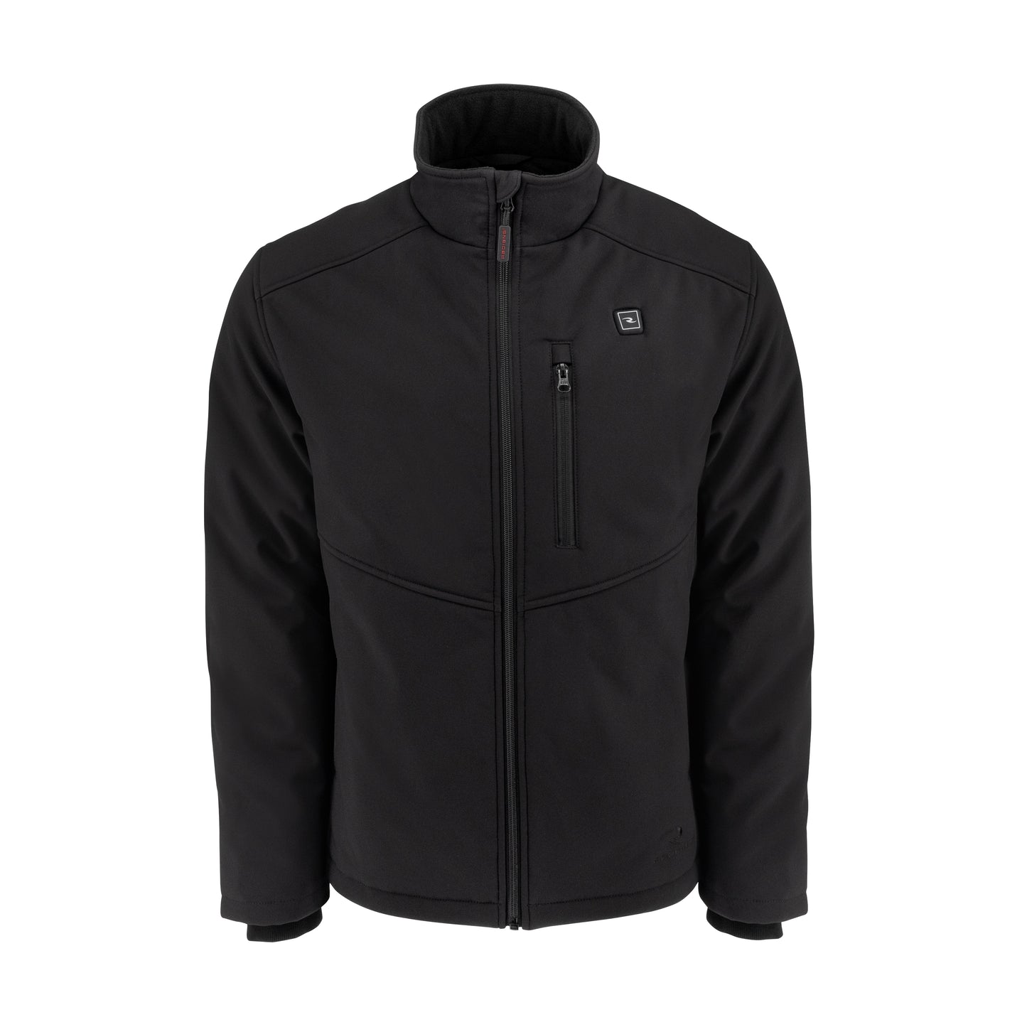 RHG-J100 Men's Soft Shell Heated Jacket Kit with Battery - Black - Size 2X