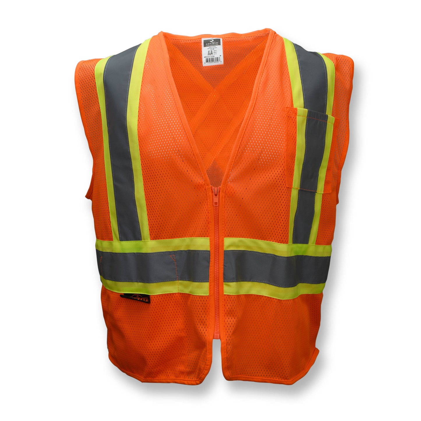 SV22X Economy Mesh X-Back Type R Class 2 Safety Vest with Two-Tone Trim - Green - Size 2X