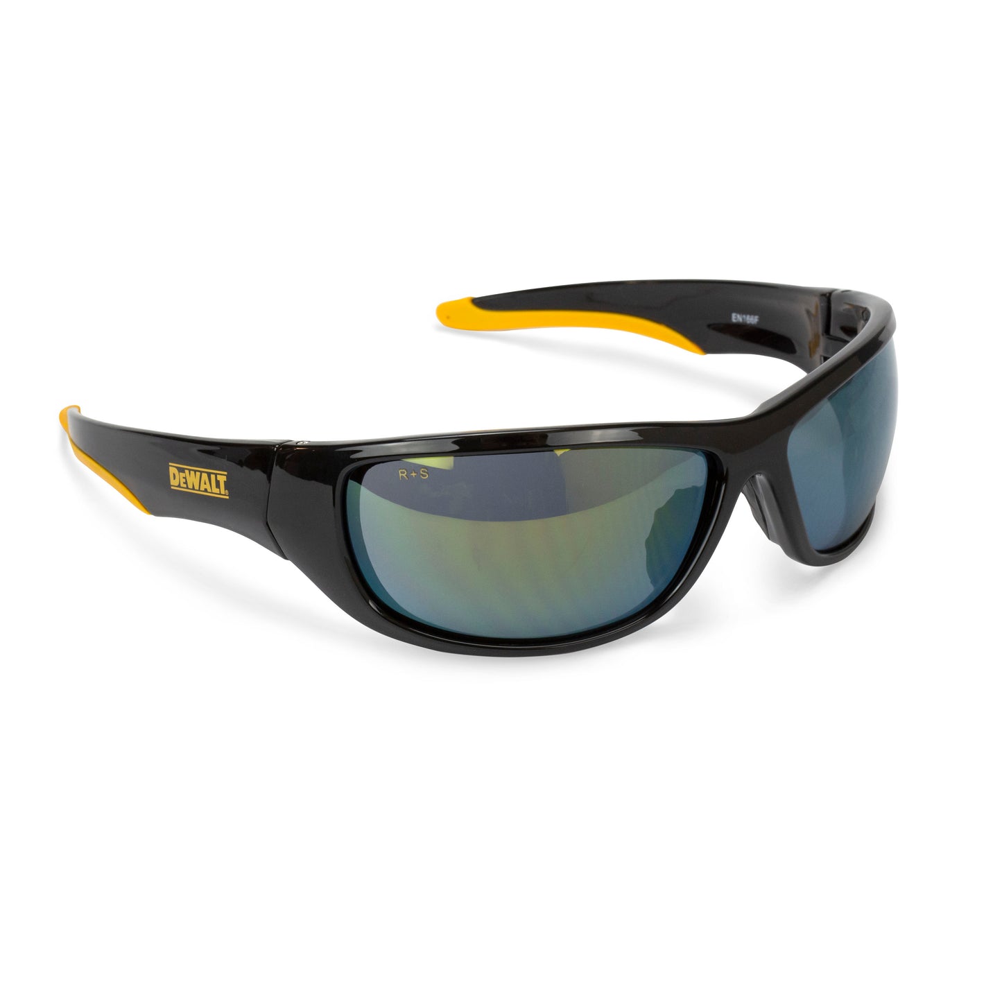 DPG94 Dominator™ Protective Eyewear - Black/Yellow Frame - Yellow Mirror Lens