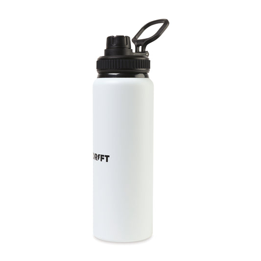 White Jett Aluminum Chug Lid Hydration Bottle - 32 Oz.