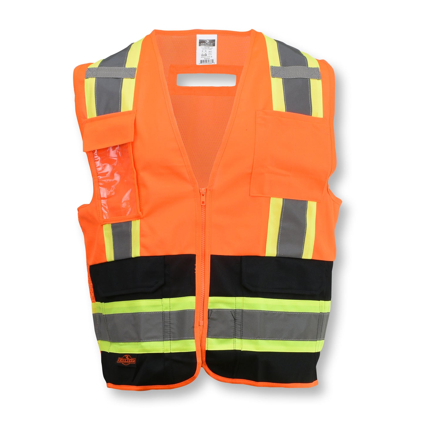 SV6B Two Tone Surveyor Type R Class 2 Solid Front Mesh Back Safety Vest - Size 2X