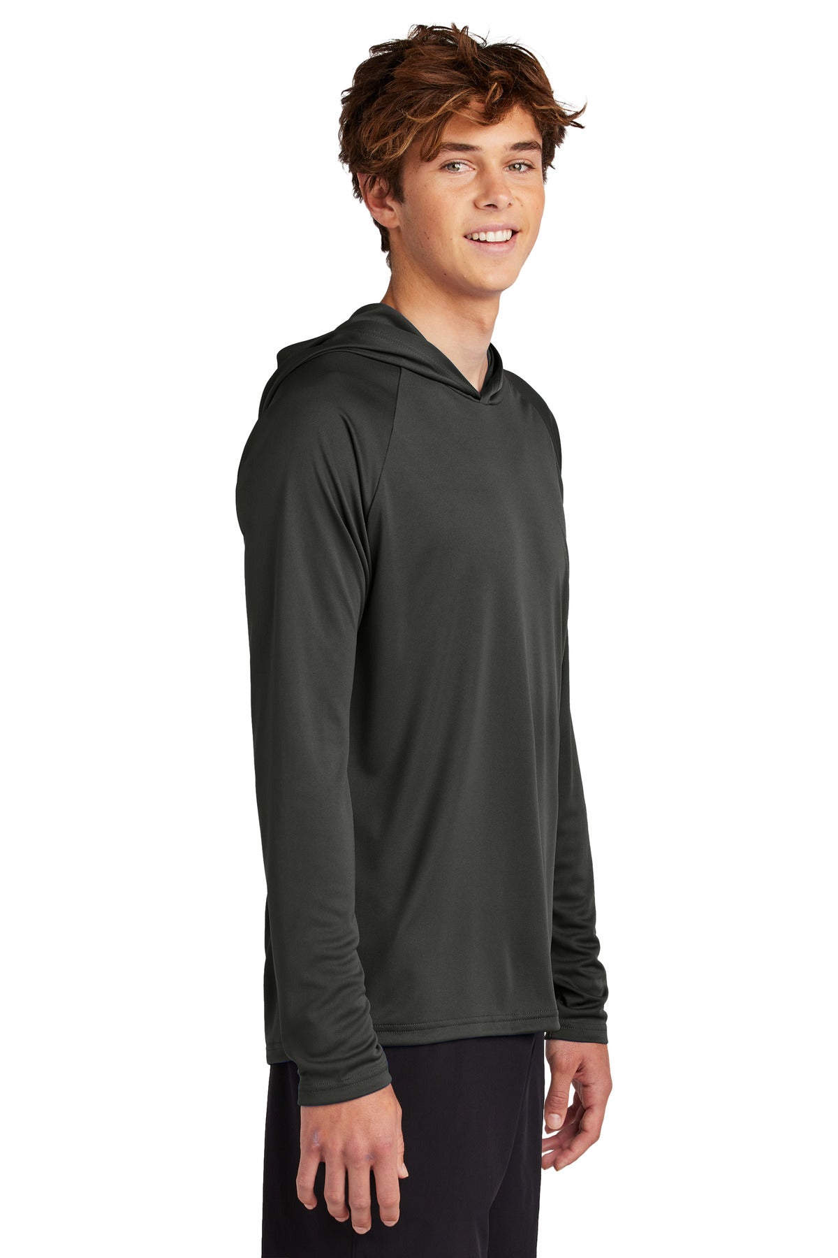 JetBlack Port & Company Performance Pullover Hooded Tee PC380H