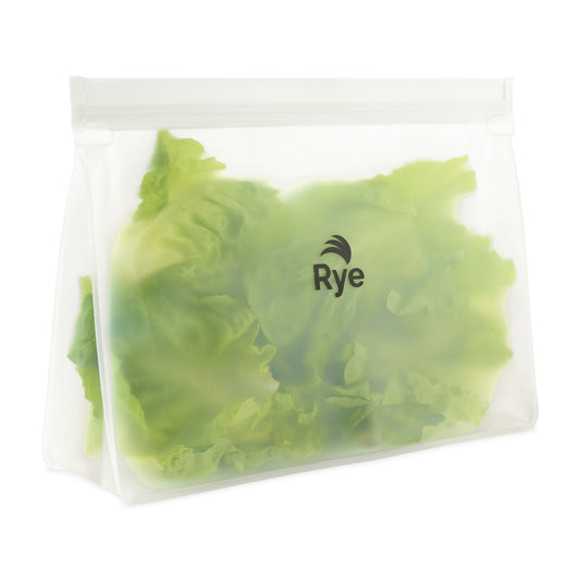 Clear Reusable Stand Up Storage Bag 8 cup