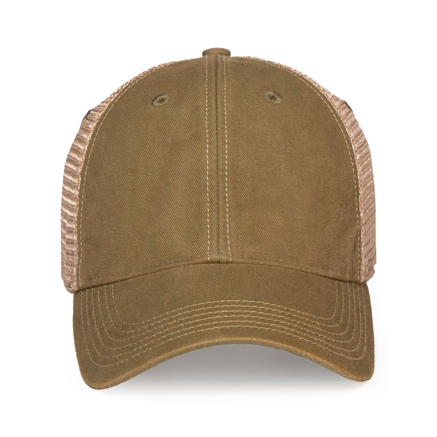 Olive/Tan Merrimack Hat Co.® Austin Vintage Trucker