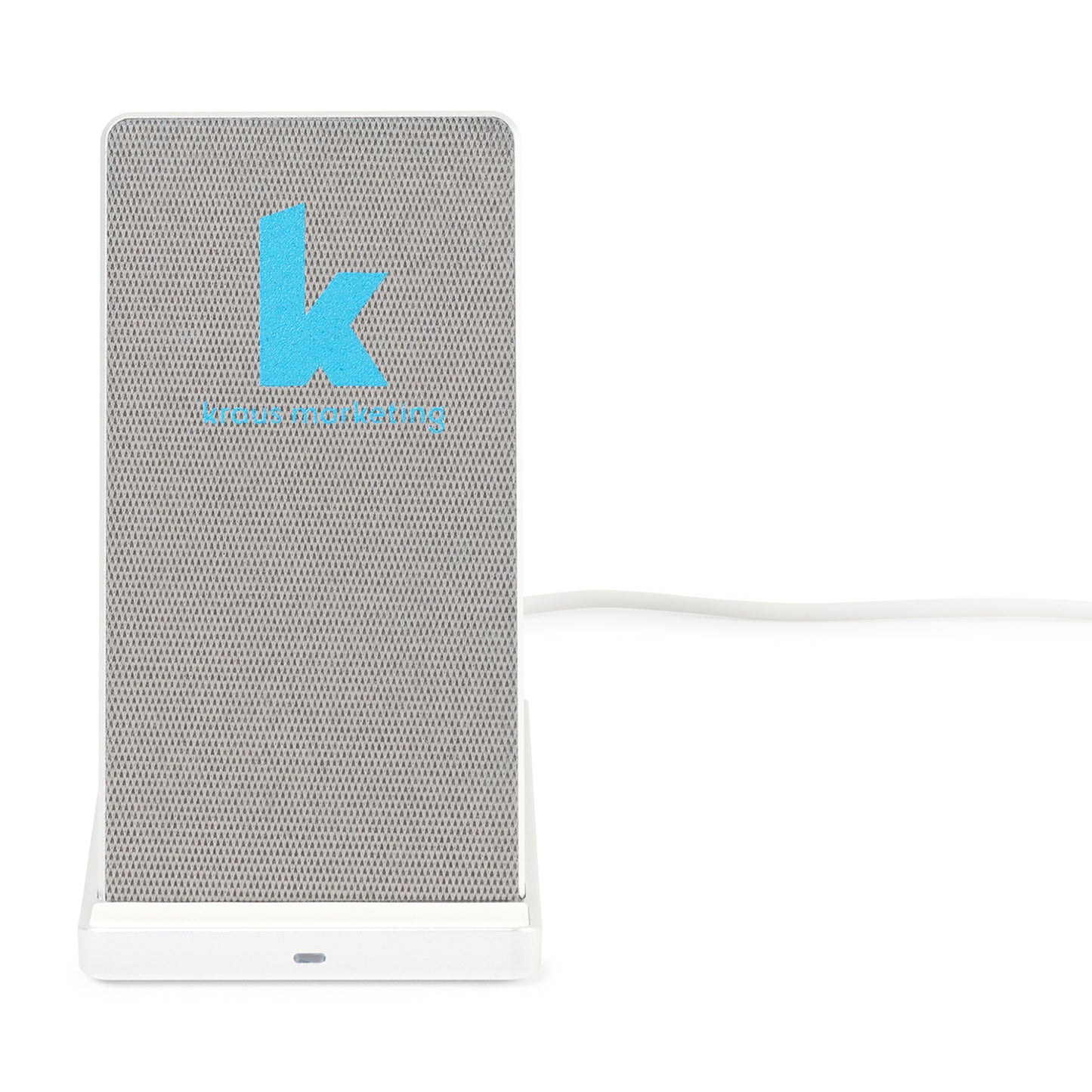Sliver Auden Aluminum Wireless Charging Stand