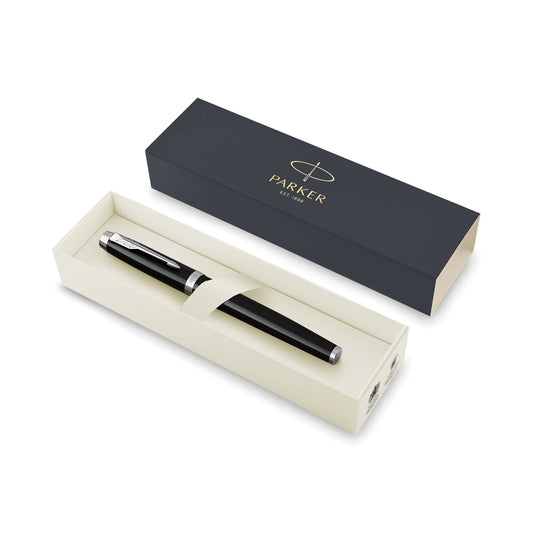 Black - Silver Trim Parker IM Rollerball