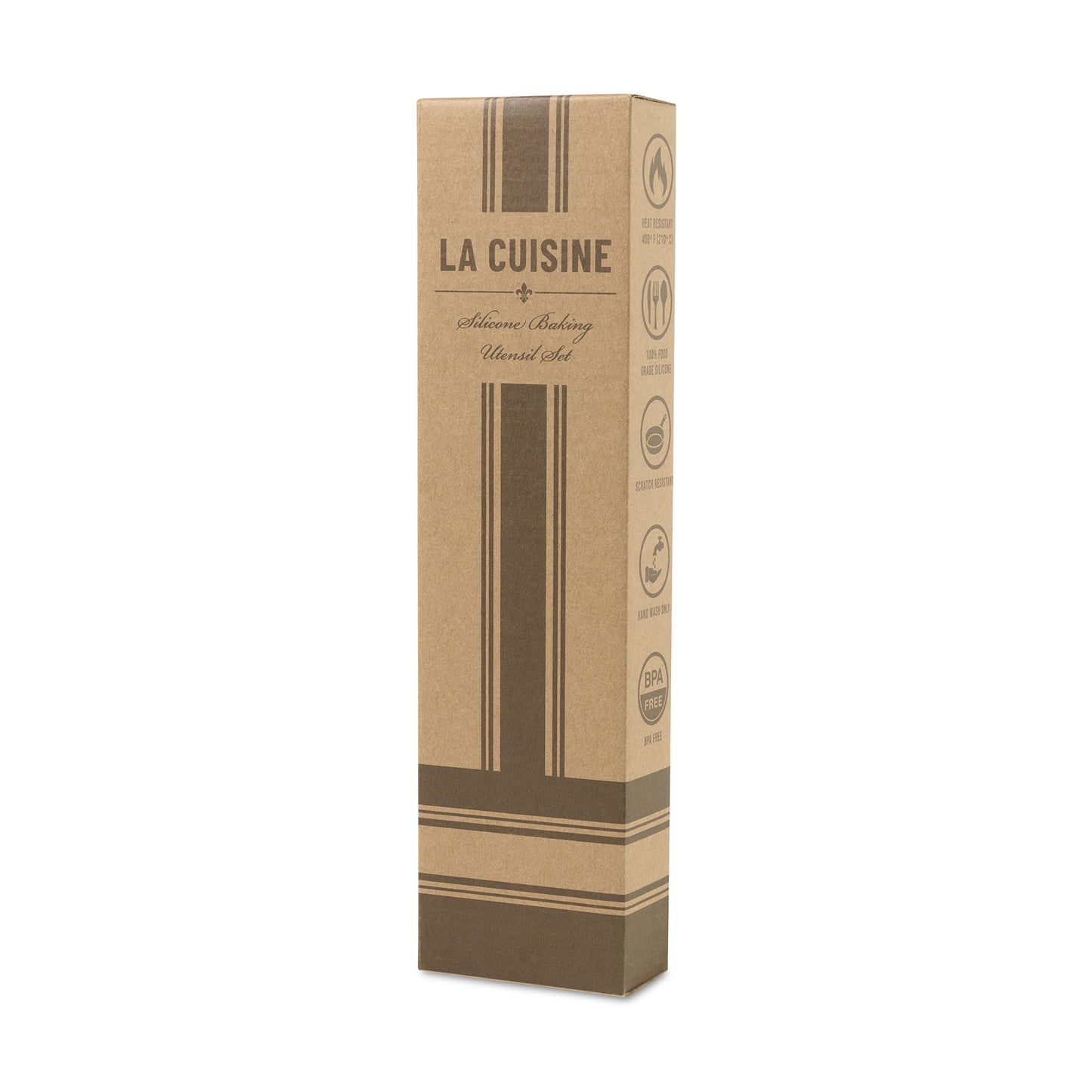 Black La Cuisine Silicone Baking Utensils