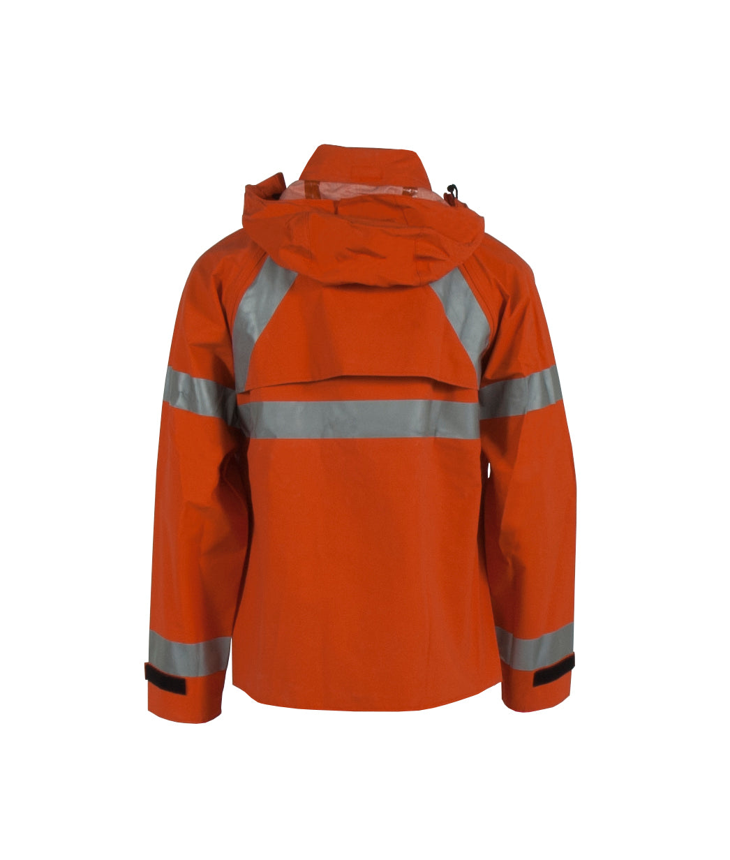 207AJ Petro Arc Jacket with Attached Hood - Orange - Size 2X