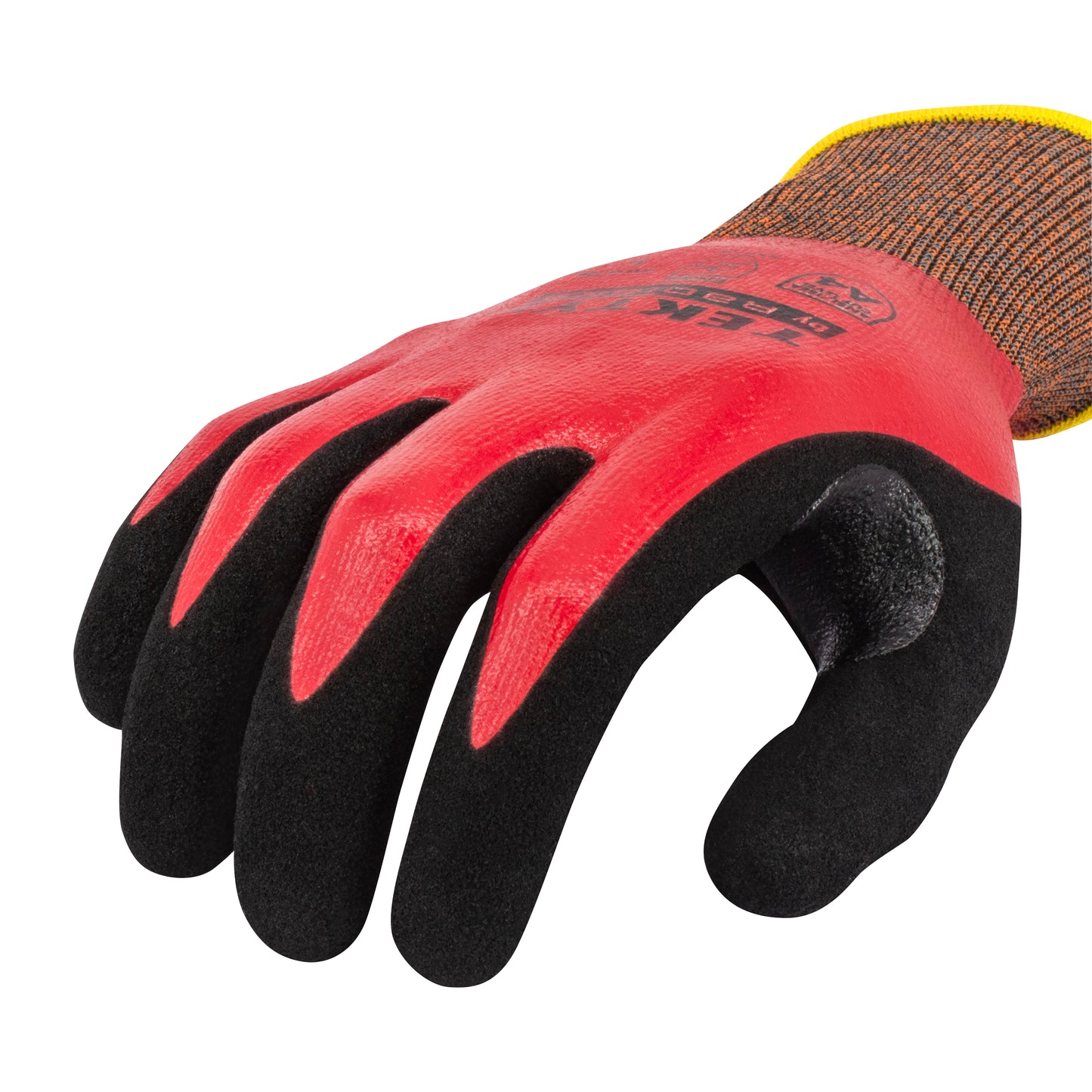 RWG756 TEKTYE® A4 Reinforced Thumb Nitrile Dip Cut Protective Work Glove - Size L