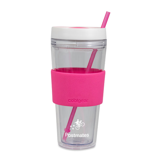 Cool Gear® Callisto Chiller Clear Straw Bottle - 24 Oz.