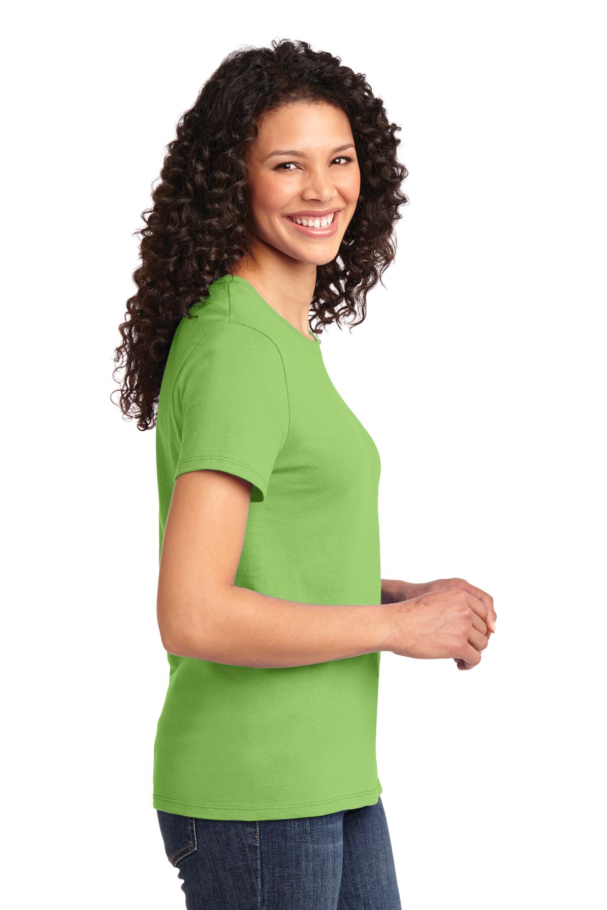 Lime Port & Company Women's Essential Tee. LPC61