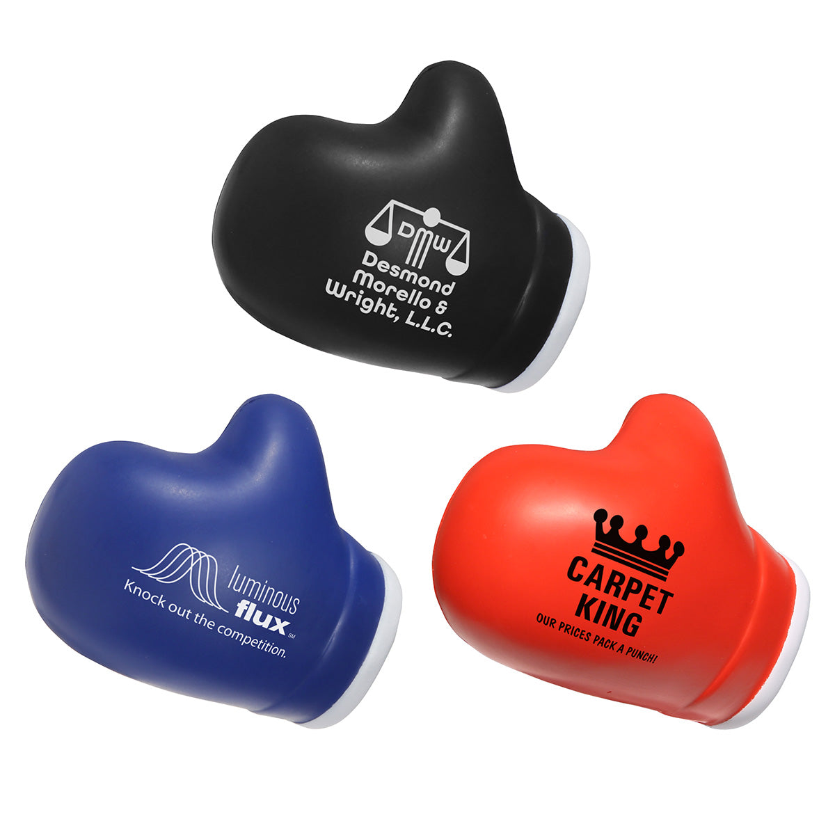 Black/White Boxing Glove Stress Reliever