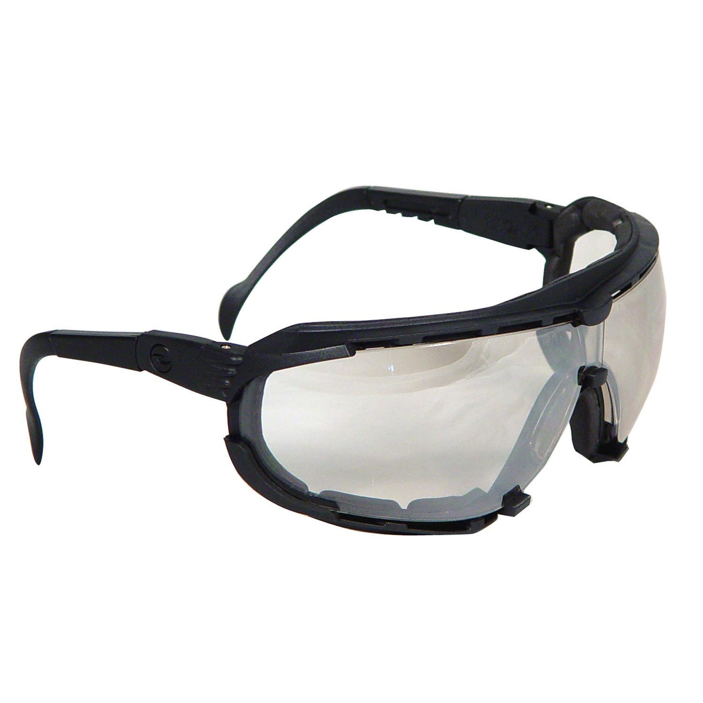 Dagger™ Foam Lined Safety Goggle - Black Frame - Clear Anti-Fog Lens