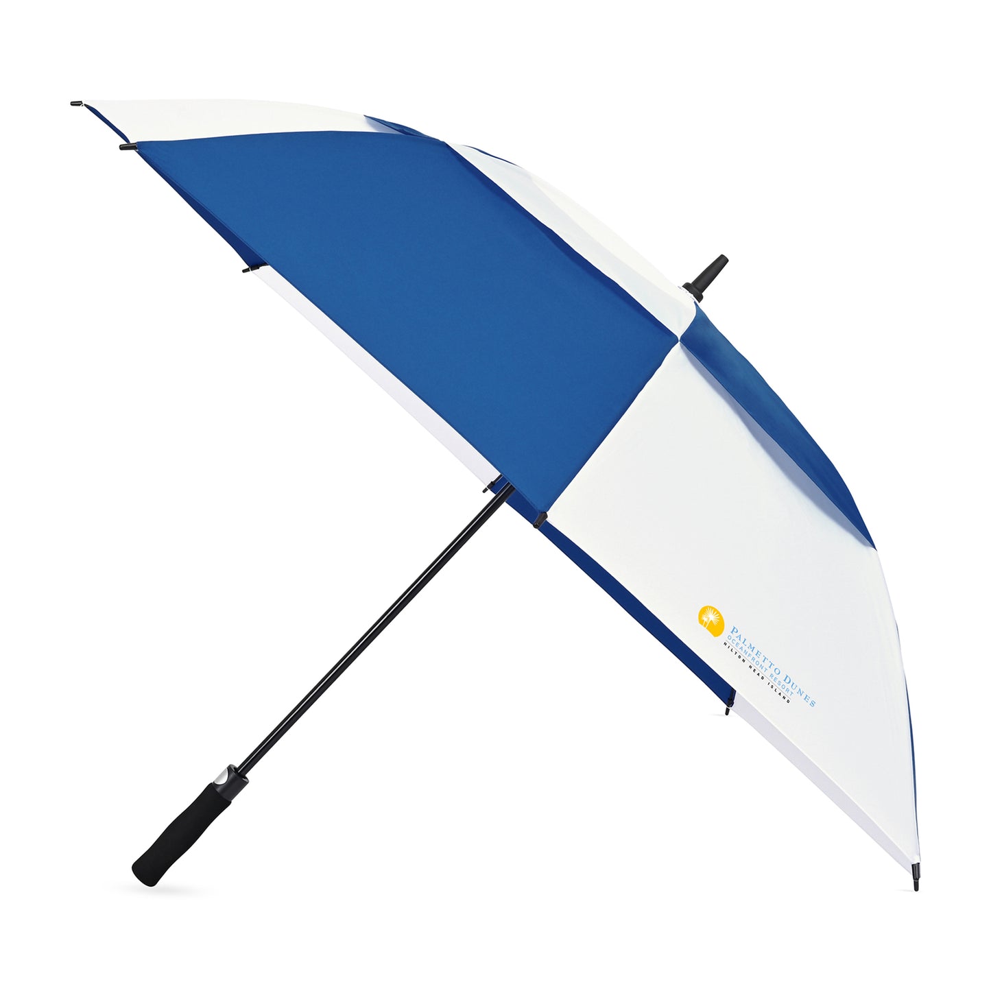 Elements 60" Recycled Auto Open Double Canopy Golf Umbrella