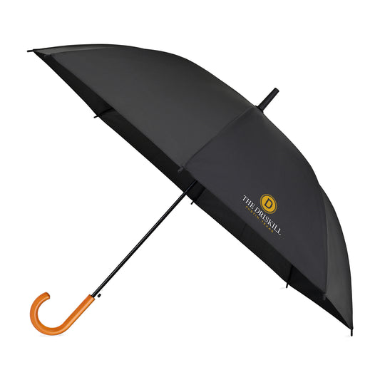 Black Elements 50" Recycled Auto Open Hospitality Umbrella
