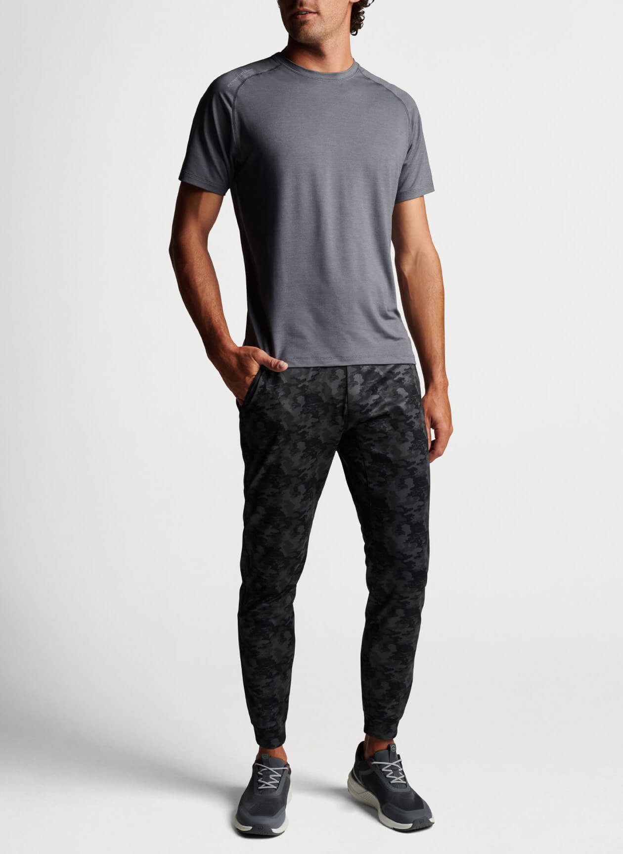 Peter Millar Men's Performance Aurora T-Shirt - Iron - XL