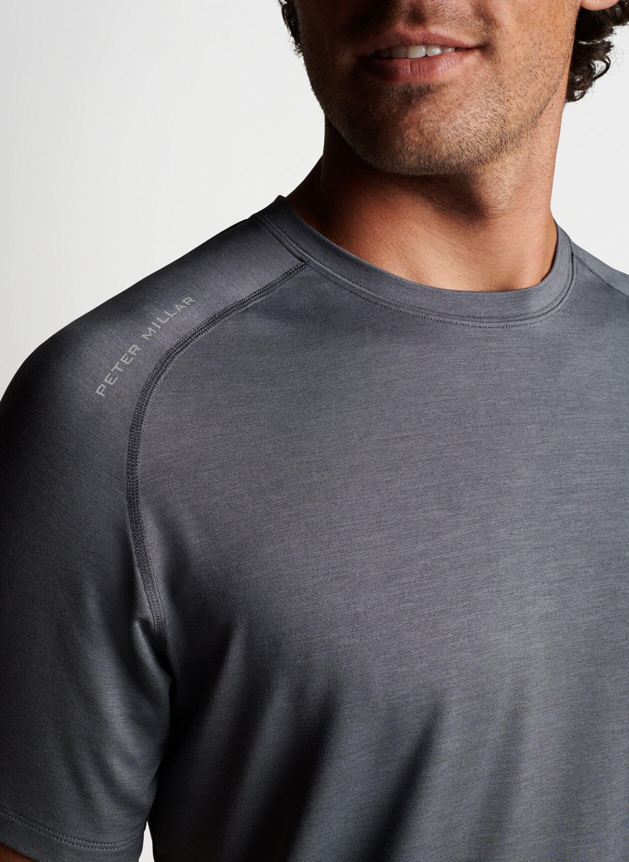 Peter Millar Men's Performance Aurora T-Shirt - Iron - XXL