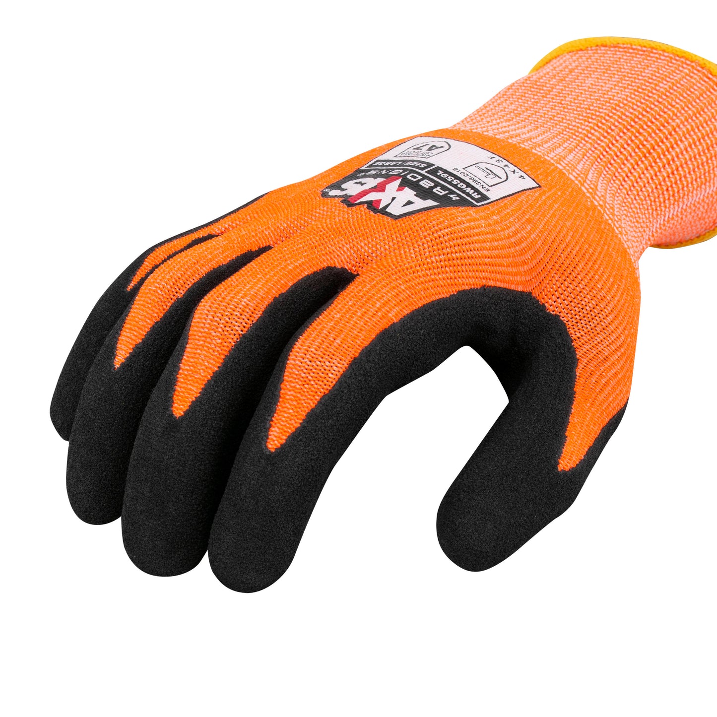 RWG559 AXIS™ Cut Protection Level A7 Sandy Nitrile Coated Glove - Size L