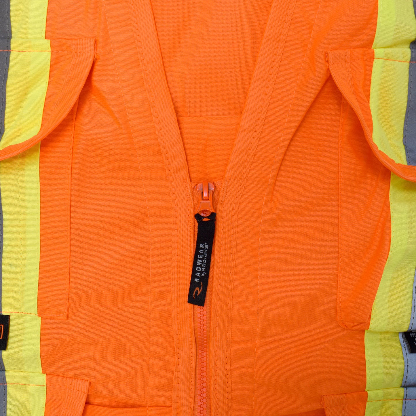 SV030X-2 Heavy Duty 10-Pocket Cruiser Vest with Back Pouch X-Back - Hi Vis Green - Size 2X