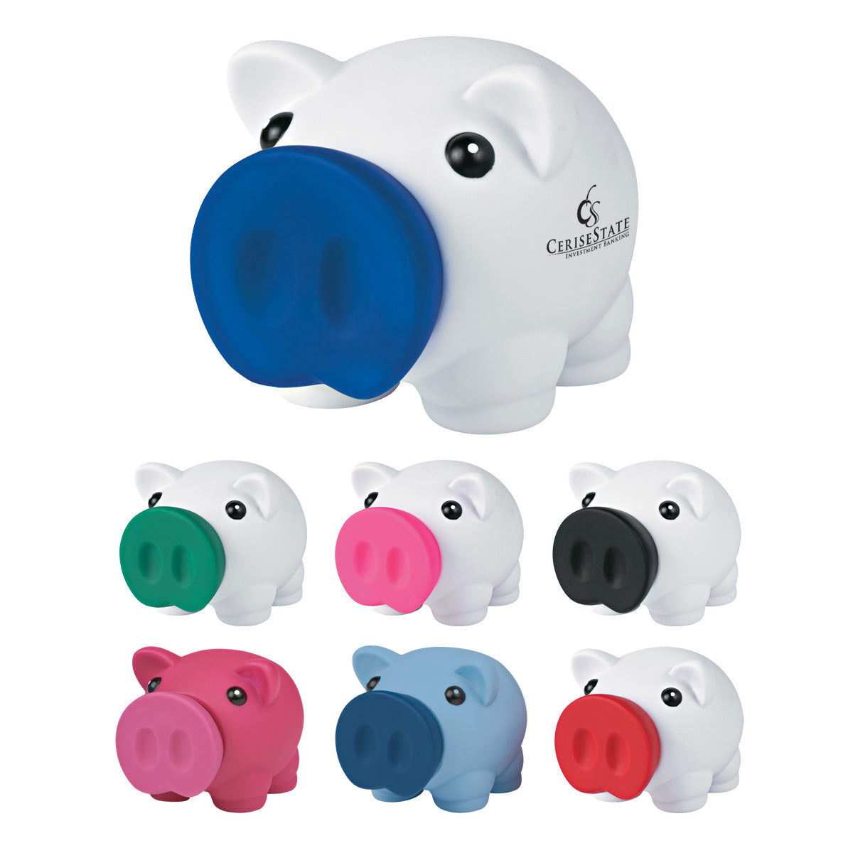 Mini Prosperous Piggy Bank grouped