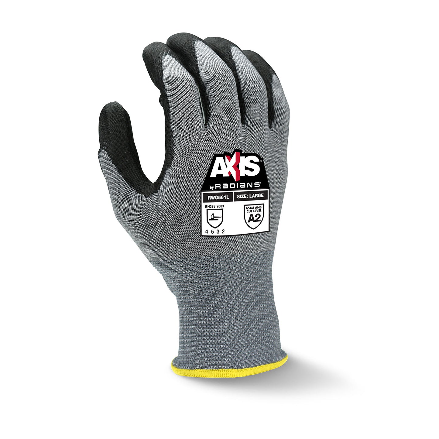 RWG561 AXIS™ Cut Protection Level A2 PU Coated Glove - Size L