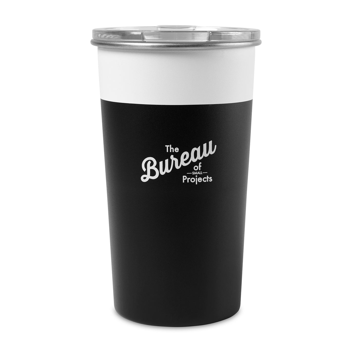 White-Black Arlo Colorblock Stainless Steel Tumbler - 20 Oz.