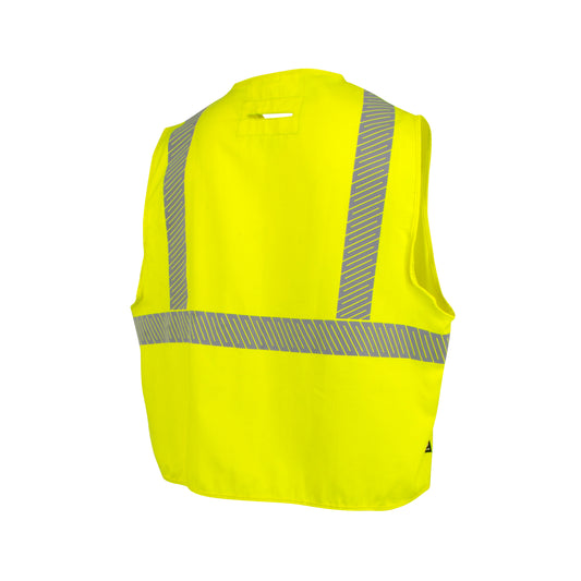 SV99A 5.7 oz Class 2 DH Air Vest with Segmented Reflective Tape - Hi-Vis Green - Size 2X