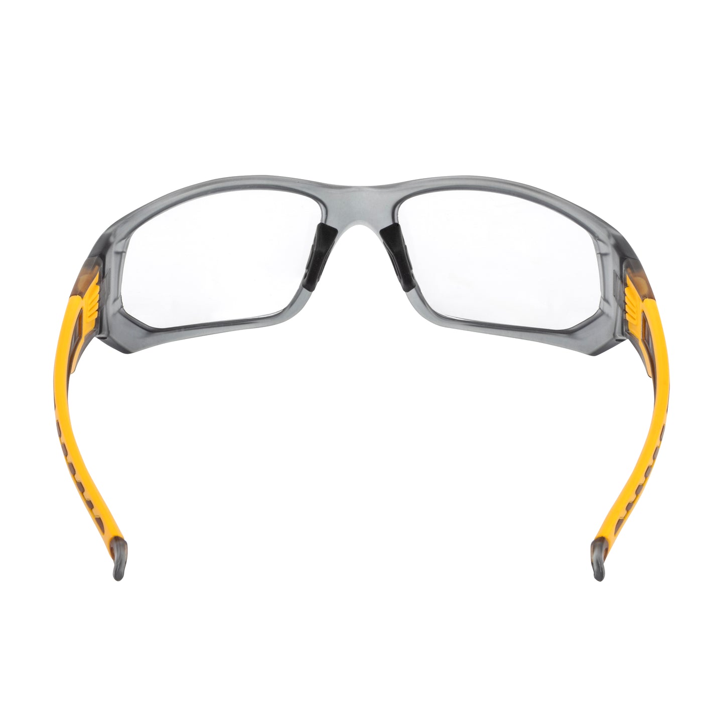 DPG112 Miter® Protective Eyewear - Gray/Yellow Frame, Clear Lens