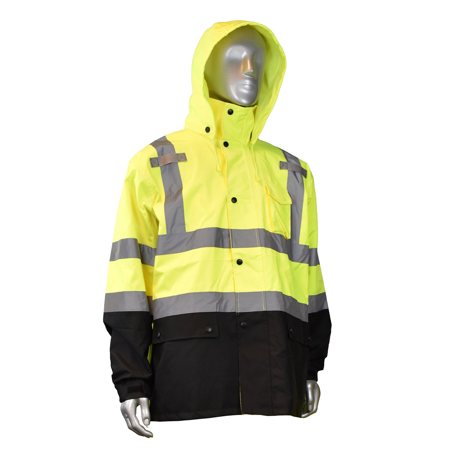 RW30-3Z1 General Purpose Rain Jacket - Hi-Vis Green - Size 2X
