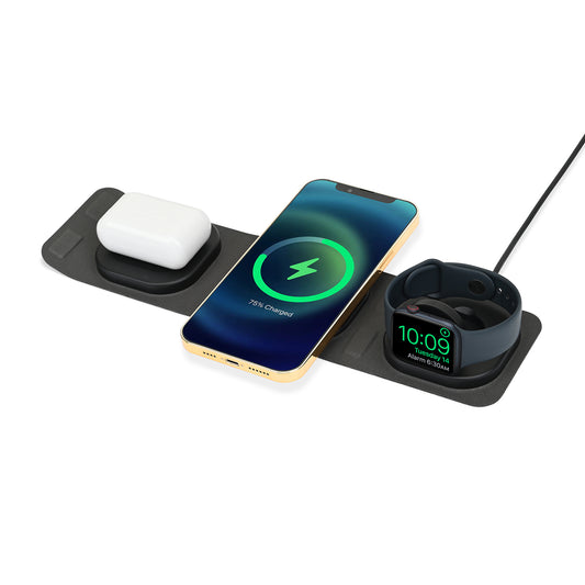 Charcoal Heather Newton Foldable Compact Wireless Charger