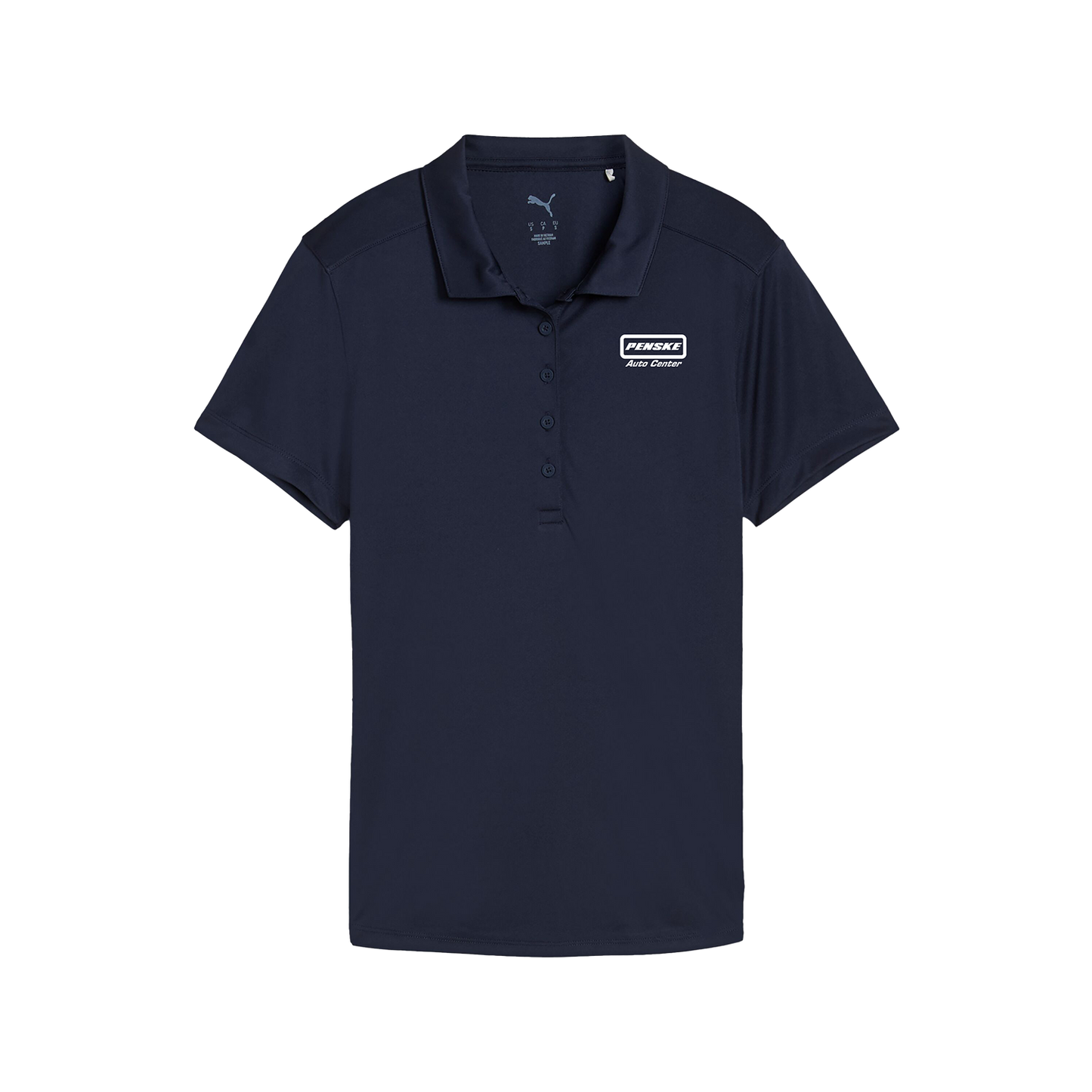 Puma Women's Solid Short Sleeve Polo