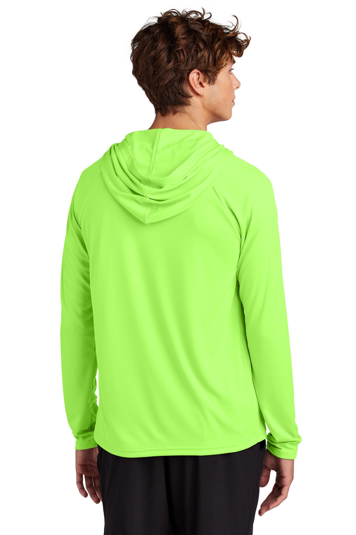 NeonGreen Port & Company Performance Pullover Hooded Tee PC380H