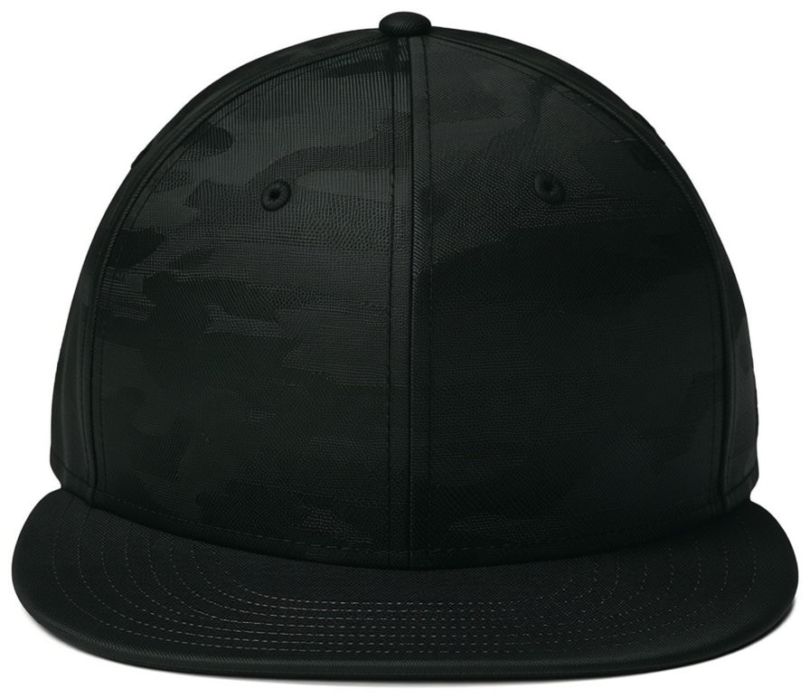 New Era Camo Flat Bill Snapback Cap NE407