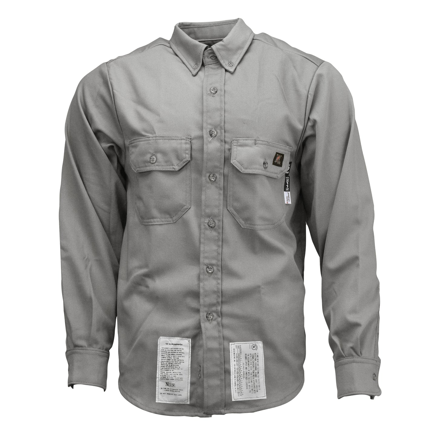 VU7SH 7 oz Ultra-Soft FR Shirt (CAT 2) - Gray - Size 2X