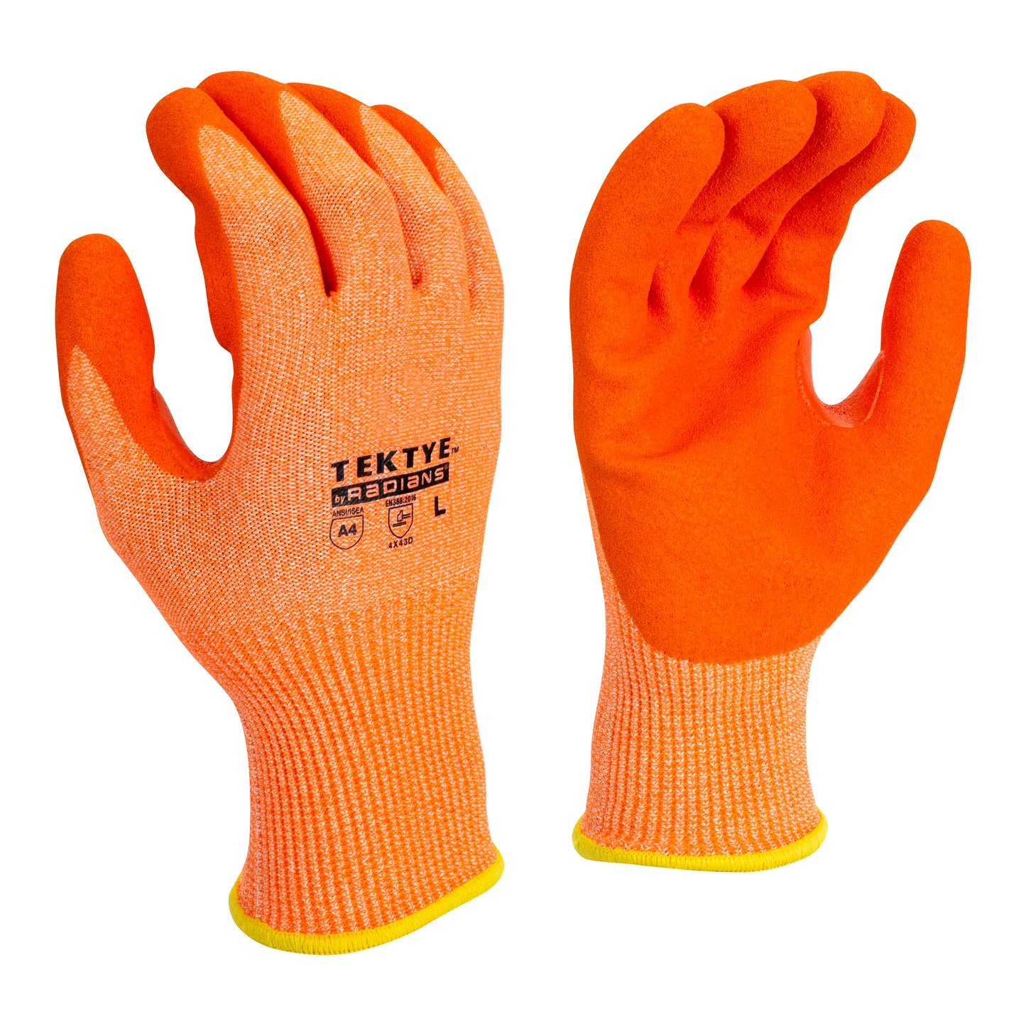 RWG703 TEKTYE® A4 Hi-Vis Cut Protective Work Glove - Size XXL