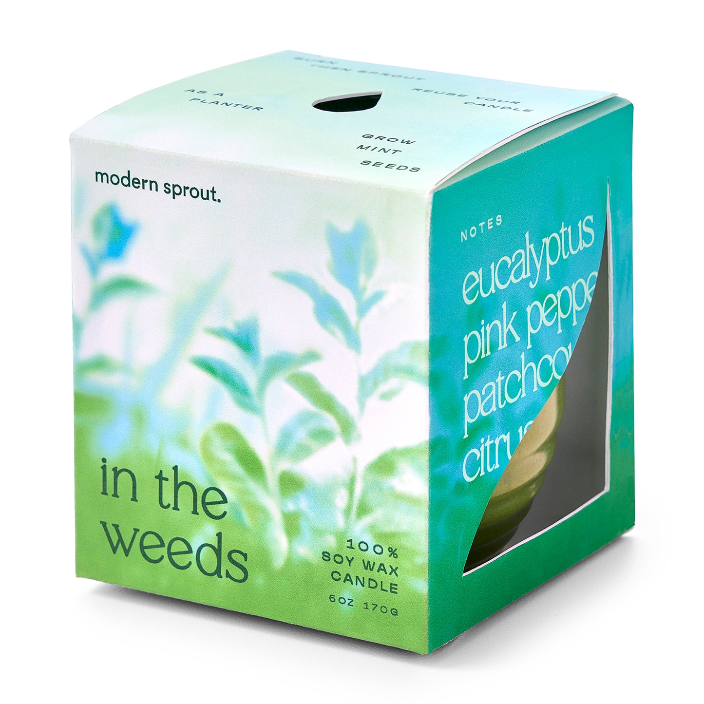 Modern Sprout® Garden Vibes Candle/Planter