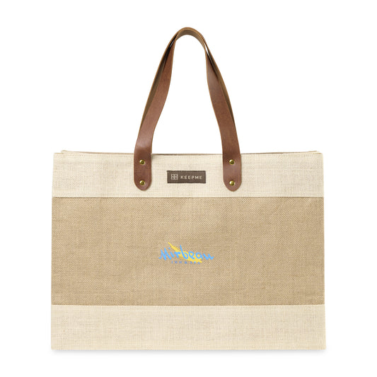 Natural Out of the Woods® Jute Market Tote