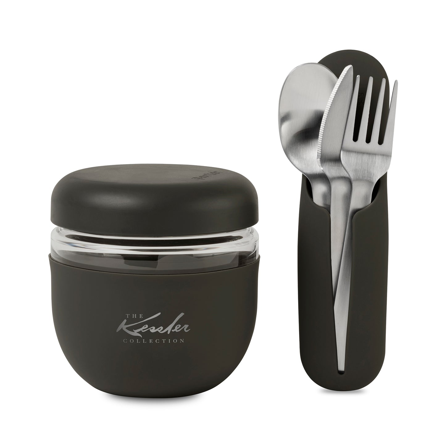 Charcoal W&P Porter No Waste Lunch Set