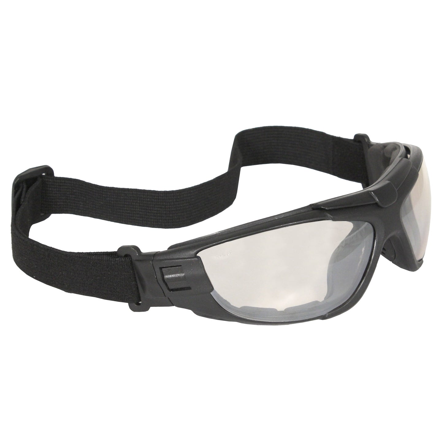 Cuatro™ 4-in-1 Foam Lined Eyewear - Black Frame - Clear Anti-Fog Lens