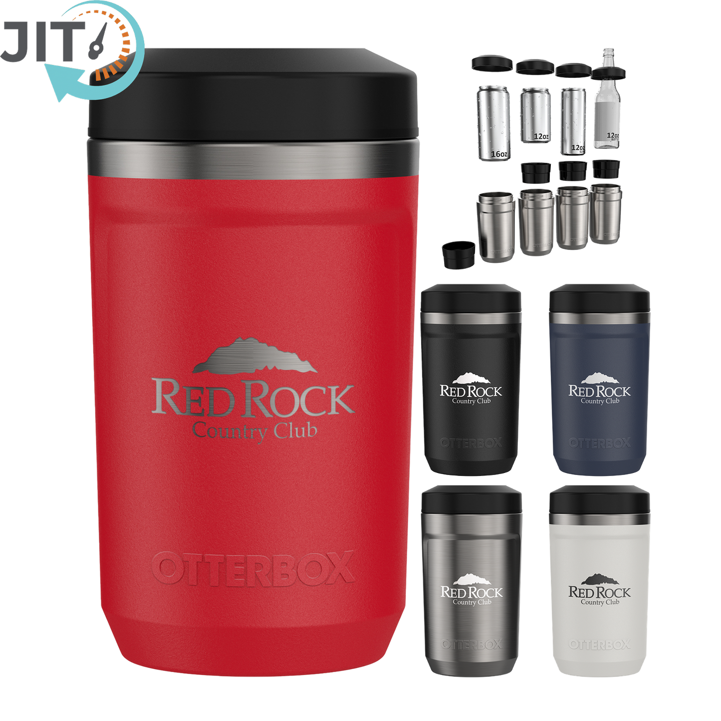 Black Obecc Otterbox 3 In 1 Can Cooler