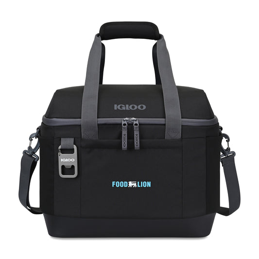 Black Igloo® Day Chiller XL Box 38 Can Soft Cooler