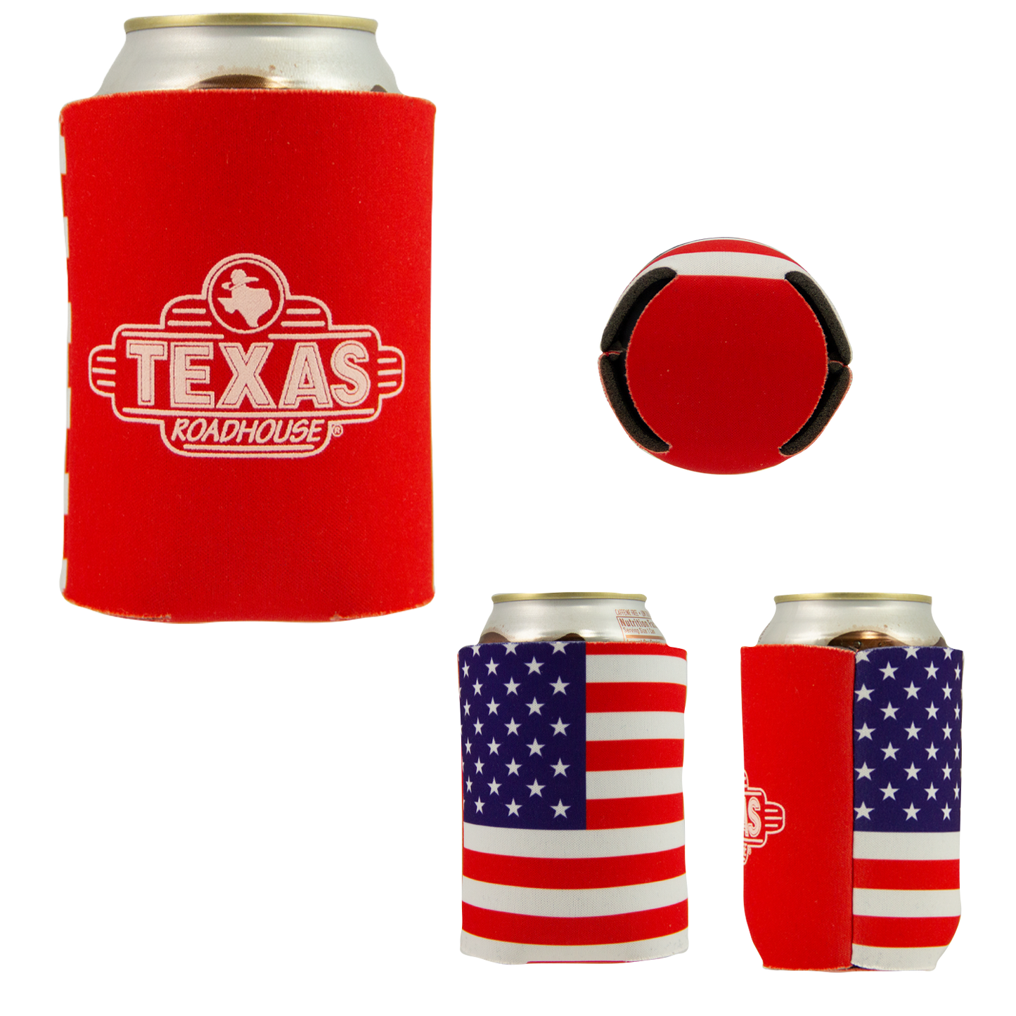 Custom Color Old Glory Foam Can Cooler