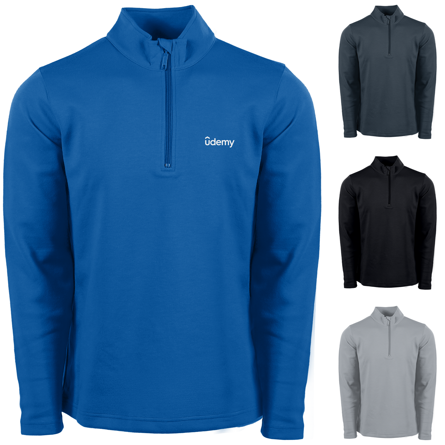 Black Omni Mens Reno 1/4 Zip - S