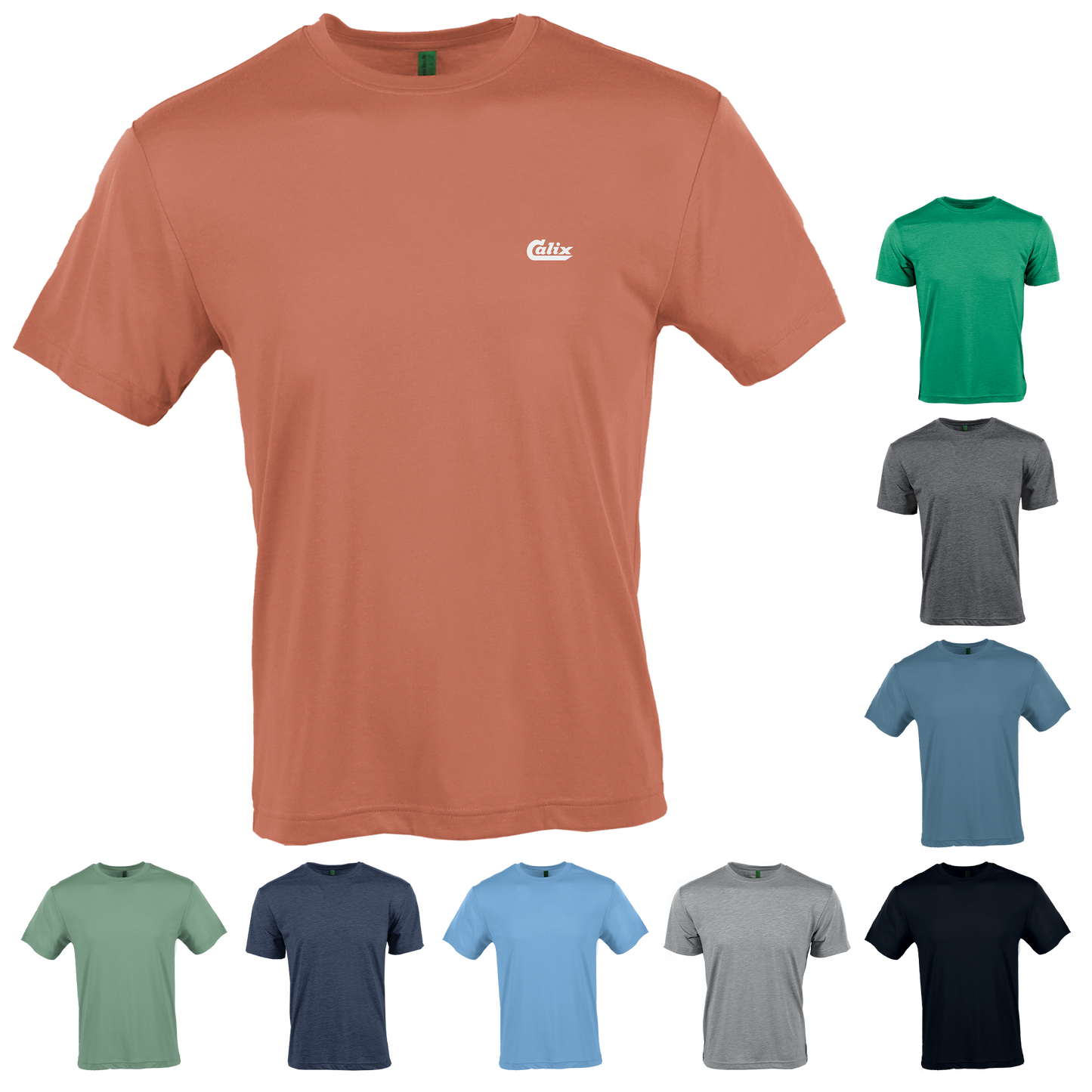 Black Omni Recycled Tri-Blend Tee - 2XL