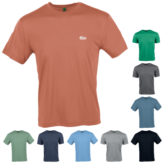 Black Omni Recycled Tri-Blend Tee - 2XL