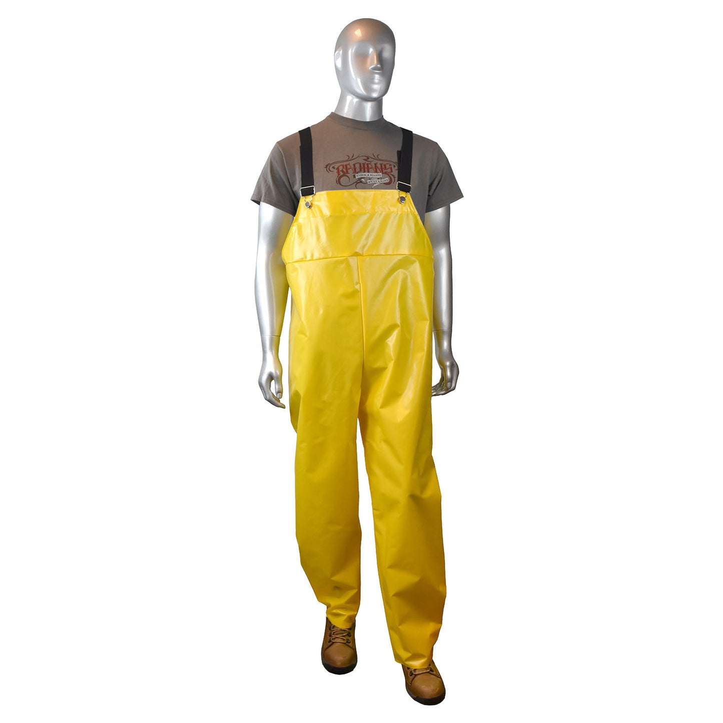 AQUARAD® 25 TPU/NYLON Rainwear Bib - Yellow - Size XL